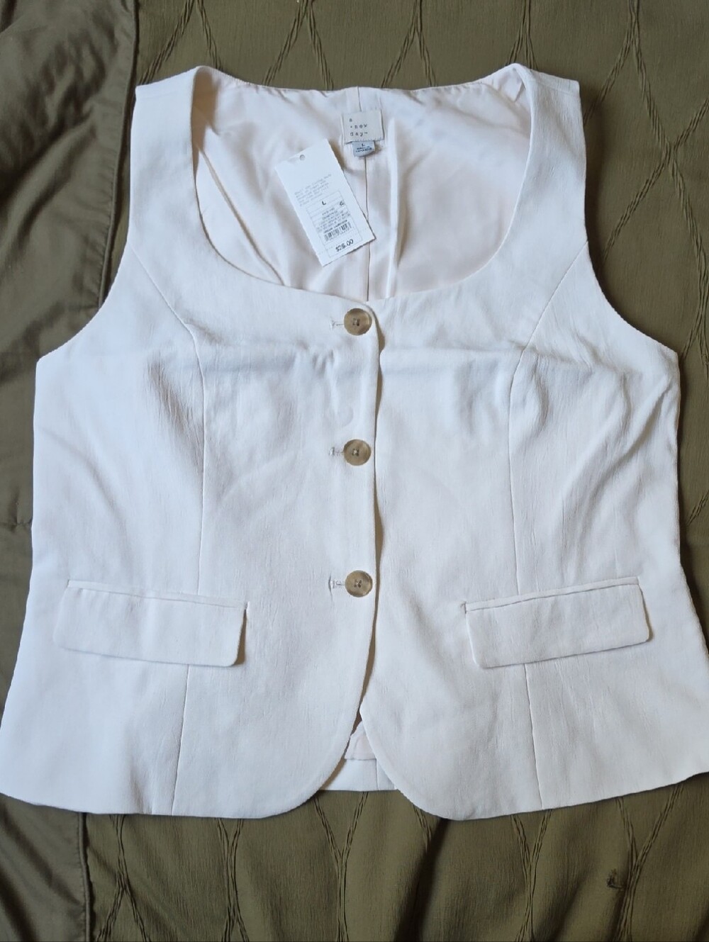 A New Day Cream Vest